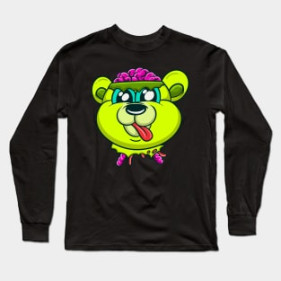 green head cartoon Long Sleeve T-Shirt